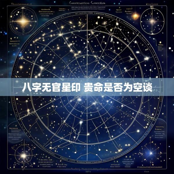 八字无官星印 贵命是否为空谈