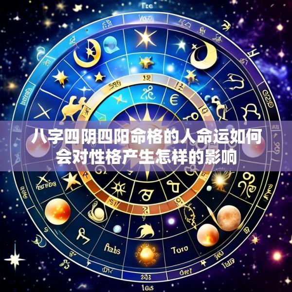 八字四阴四阳命格的人命运如何会对性格产生怎样的影响