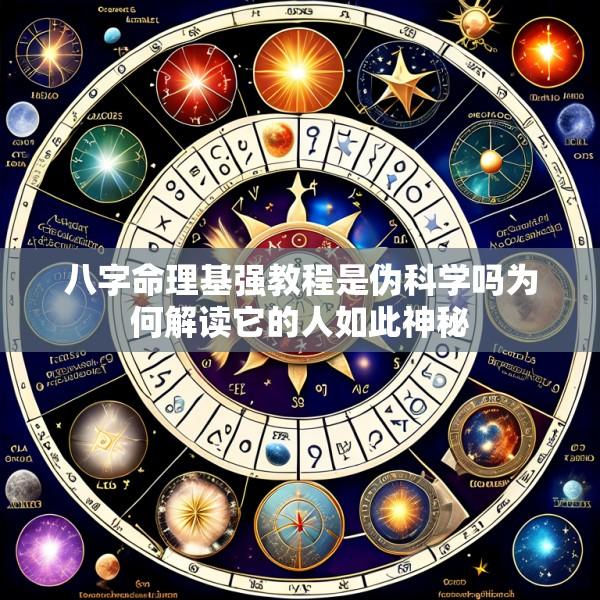 八字命理基强教程是伪科学吗为何解读它的人如此神秘
