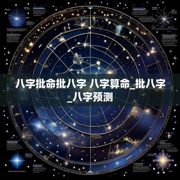 八字批命批八字 八字算命_批八字_八字预测