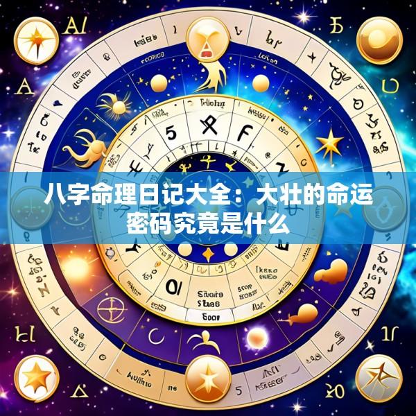 八字命理日记大全：大壮的命运密码究竟是什么