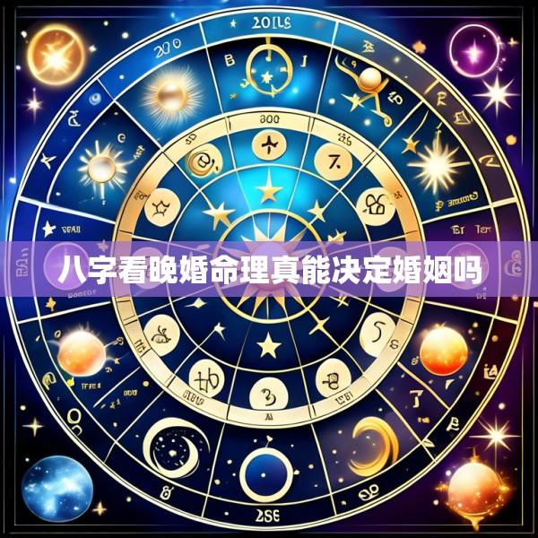 八字看晚婚命理真能决定婚姻吗