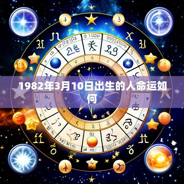 1982年3月10日出生的人命运如何