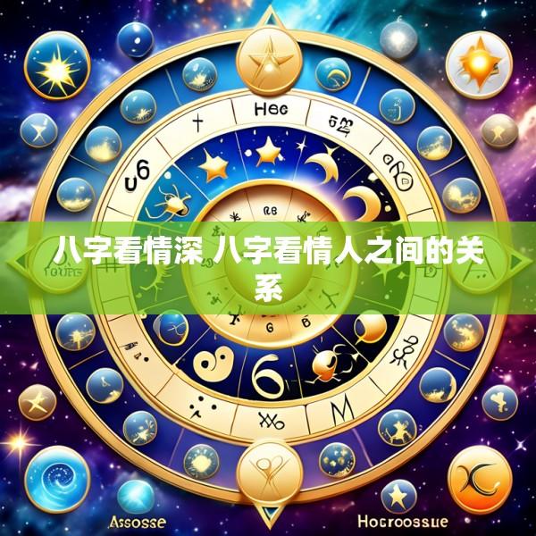 八字看情深 八字看情人之间的关系