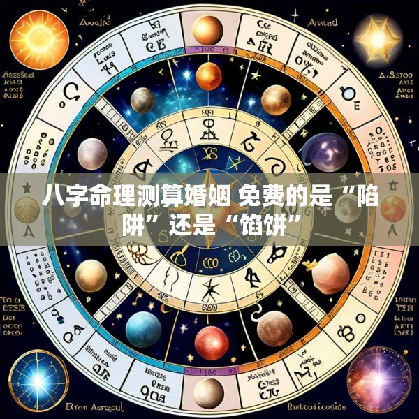八字命理测算婚姻 免费的是“陷阱”还是“馅饼”