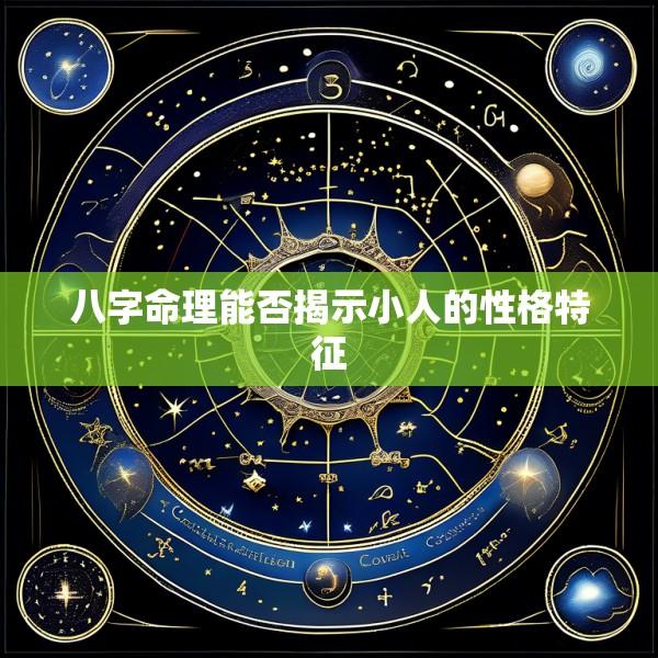 八字命理能否揭示小人的性格特征