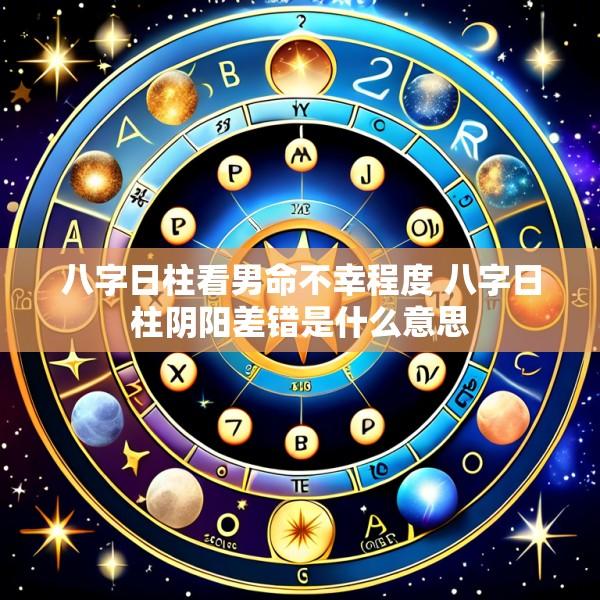 八字日柱看男命不幸程度 八字日柱阴阳差错是什么意思
