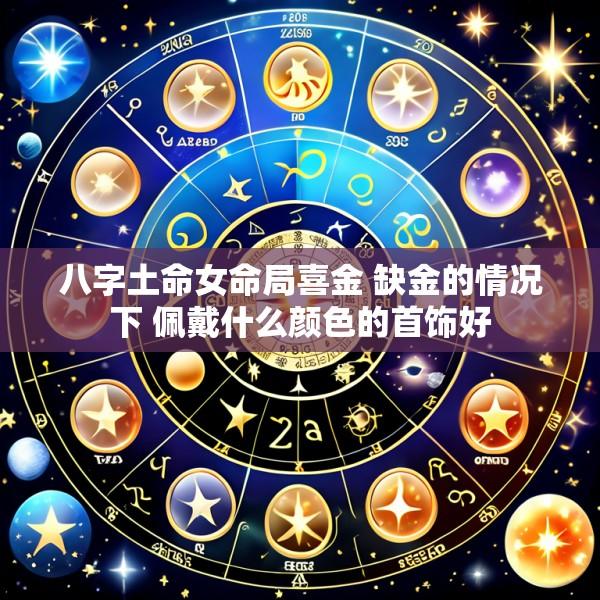 八字土命女命局喜金 缺金的情况下 佩戴什么颜色的首饰好