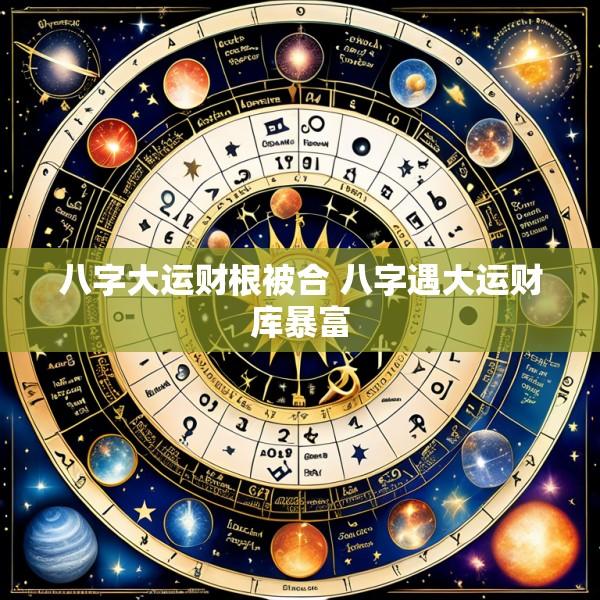 八字大运财根被合 八字遇大运财库暴富
