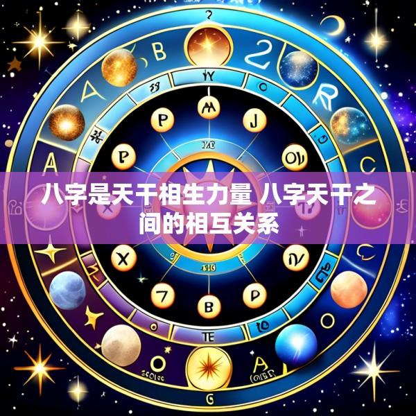 八字是天干相生力量 八字天干之间的相互关系