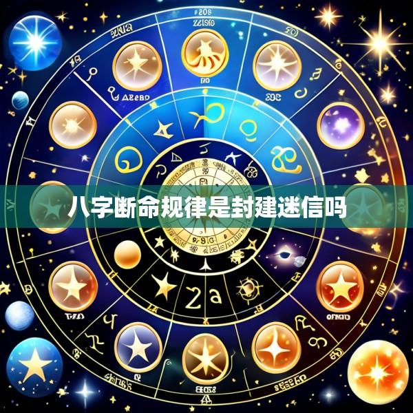 八字断命规律是封建迷信吗
