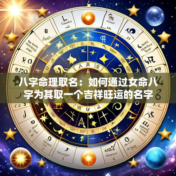 八字命理取名：如何通过女命八字为其取一个吉祥旺运的名字
