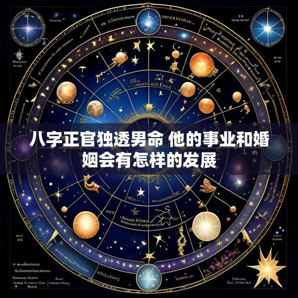 八字正官独透男命 他的事业和婚姻会有怎样的发展