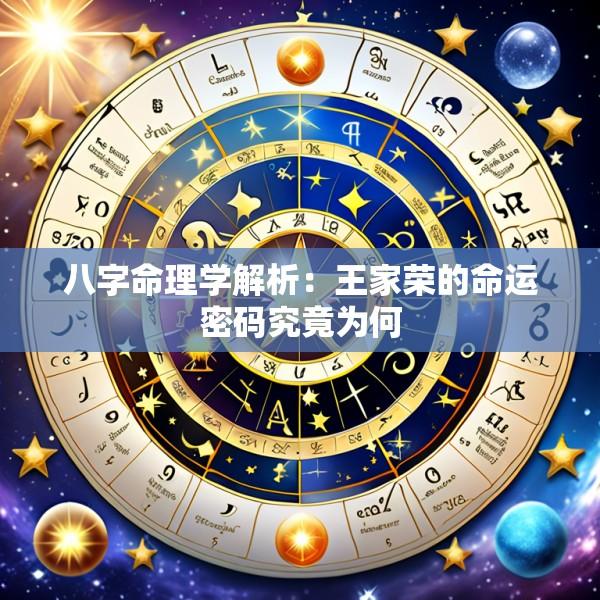 八字命理学解析：王家荣的命运密码究竟为何