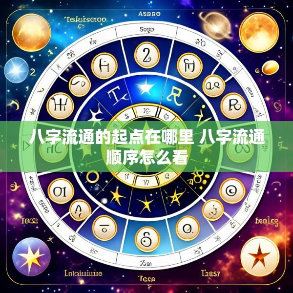 八字流通的起点在哪里 八字流通顺序怎么看