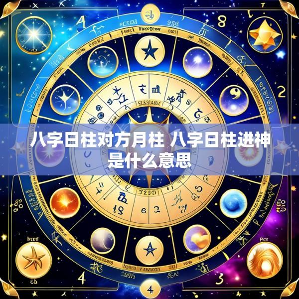 八字日柱对方月柱 八字日柱进神是什么意思