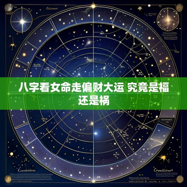 八字看女命走偏财大运 究竟是福还是祸