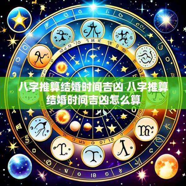八字推算结婚时间吉凶 八字推算结婚时间吉凶怎么算