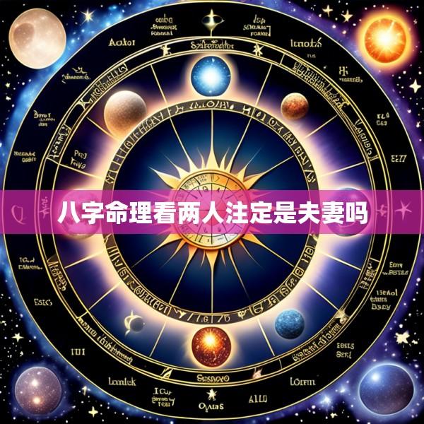 八字命理看两人注定是夫妻吗