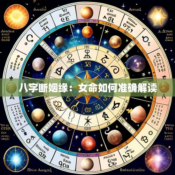 八字断姻缘：女命如何准确解读