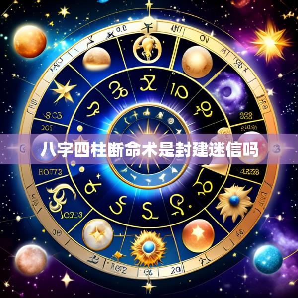 八字四柱断命术是封建迷信吗