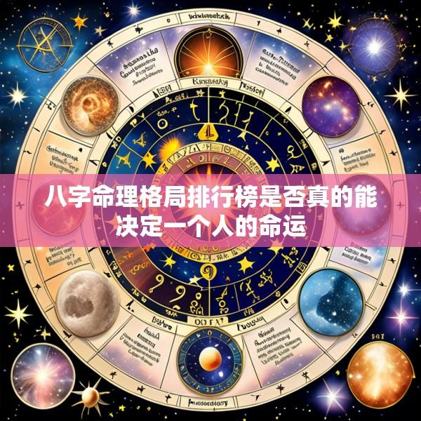八字命理格局排行榜是否真的能决定一个人的命运