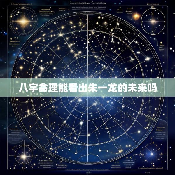 八字命理能看出朱一龙的未来吗