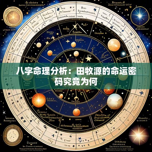 八字命理分析：田牧源的命运密码究竟为何