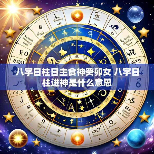 八字日柱日主食神癸卯女 八字日柱进神是什么意思