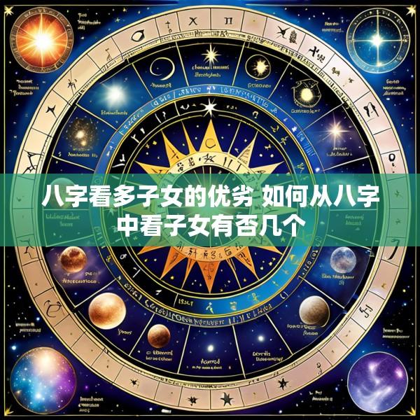 八字看多子女的优劣 如何从八字中看子女有否几个