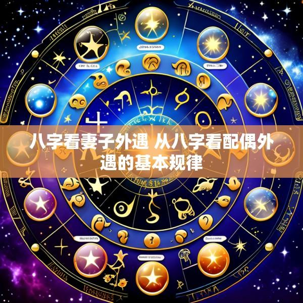 八字看妻子外遇 从八字看配偶外遇的基本规律