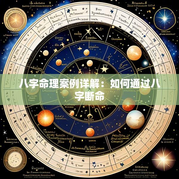 八字命理案例详解：如何通过八字断命