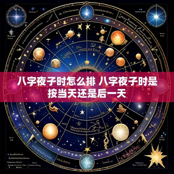 八字夜子时怎么排 八字夜子时是按当天还是后一天