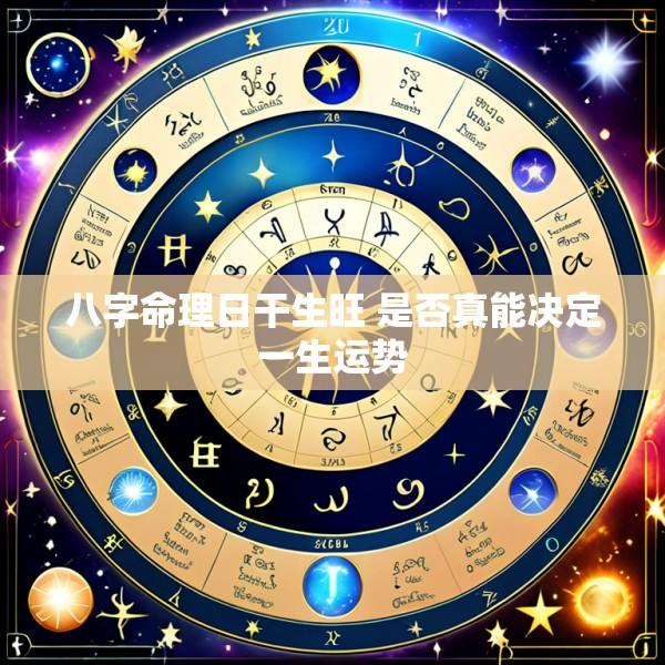 八字命理日干生旺 是否真能决定一生运势