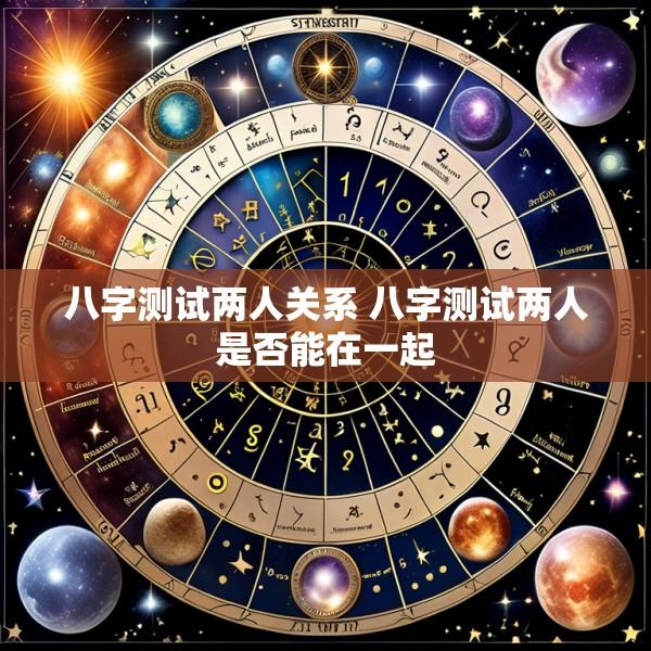 八字测试两人关系 八字测试两人是否能在一起