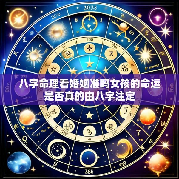 八字命理看婚姻准吗女孩的命运是否真的由八字注定