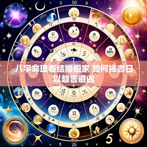 八字命理看结婚搬家 如何择吉日以趋吉避凶