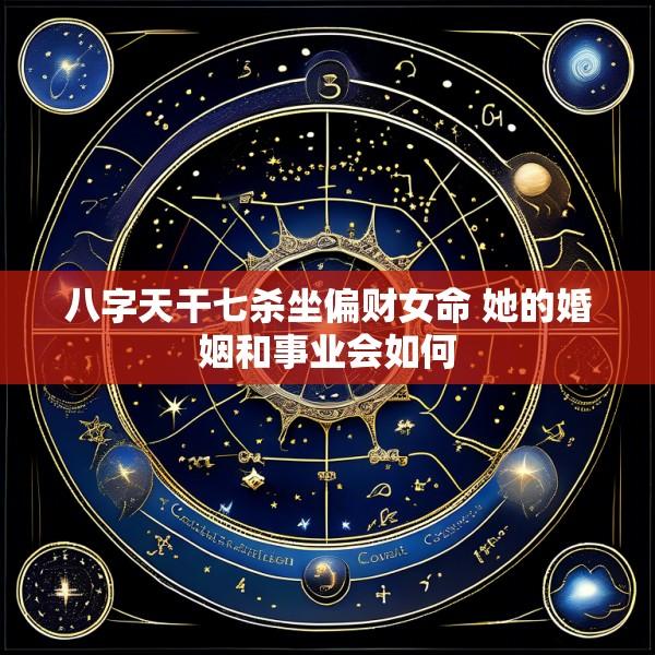 八字天干七杀坐偏财女命 她的婚姻和事业会如何