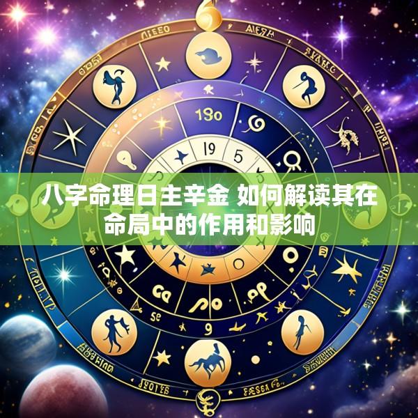 八字命理日主辛金 如何解读其在命局中的作用和影响