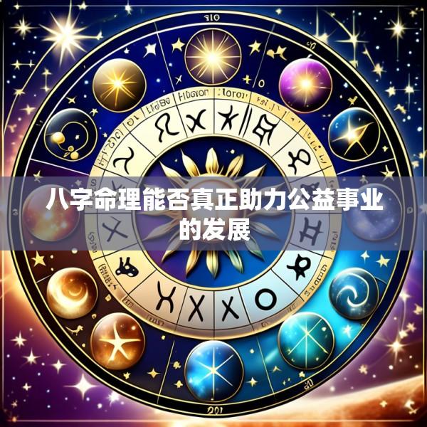 八字命理能否真正助力公益事业的发展