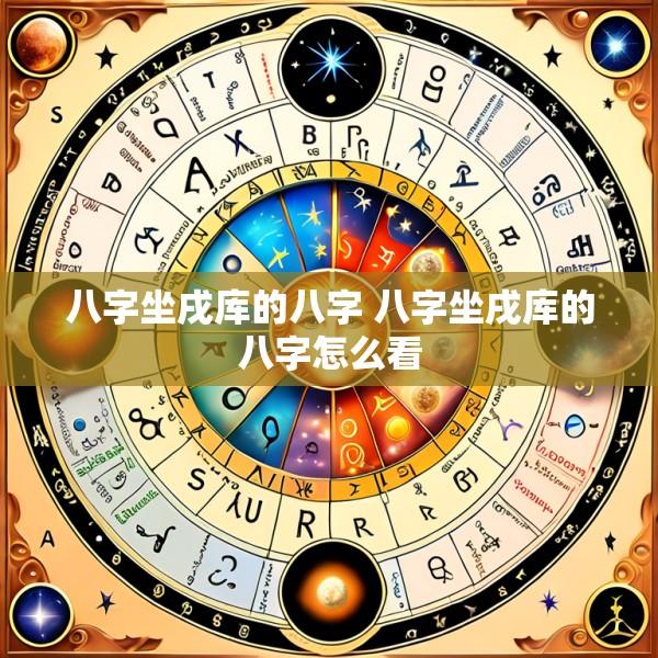 八字坐戌库的八字 八字坐戌库的八字怎么看