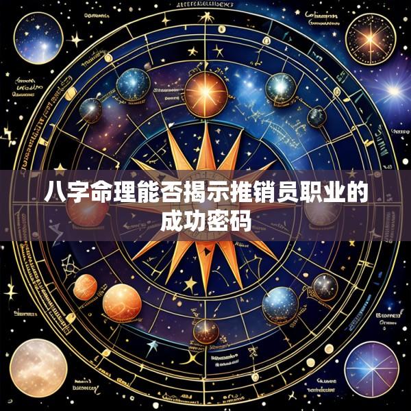 八字命理能否揭示推销员职业的成功密码