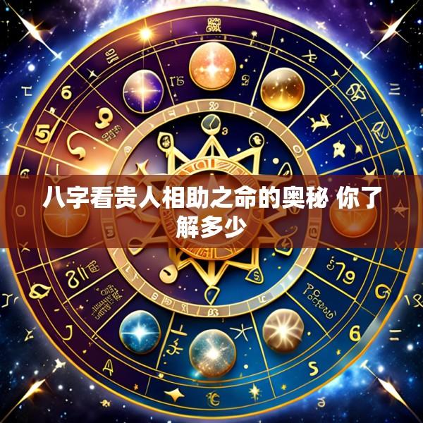 八字看贵人相助之命的奥秘 你了解多少