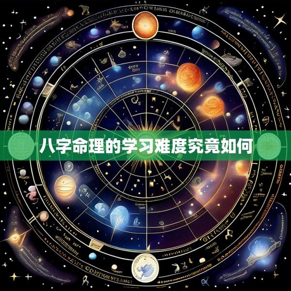 八字命理的学习难度究竟如何