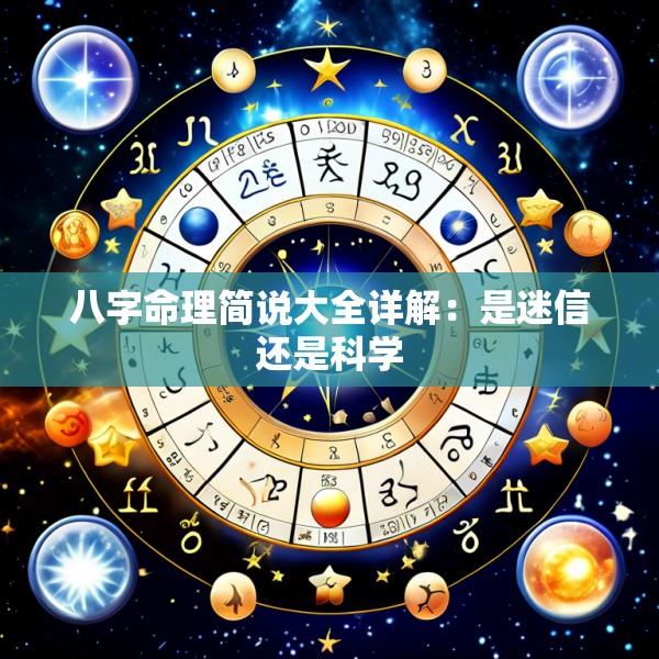 八字命理简说大全详解：是迷信还是科学