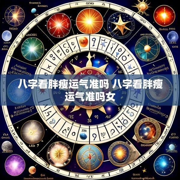 八字看胖瘦运气准吗 八字看胖瘦运气准吗女