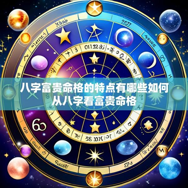 八字富贵命格的特点有哪些如何从八字看富贵命格