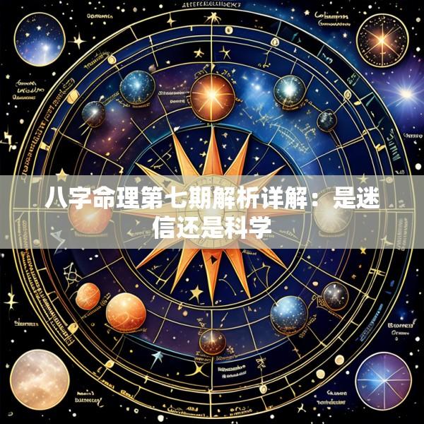 八字命理第七期解析详解：是迷信还是科学