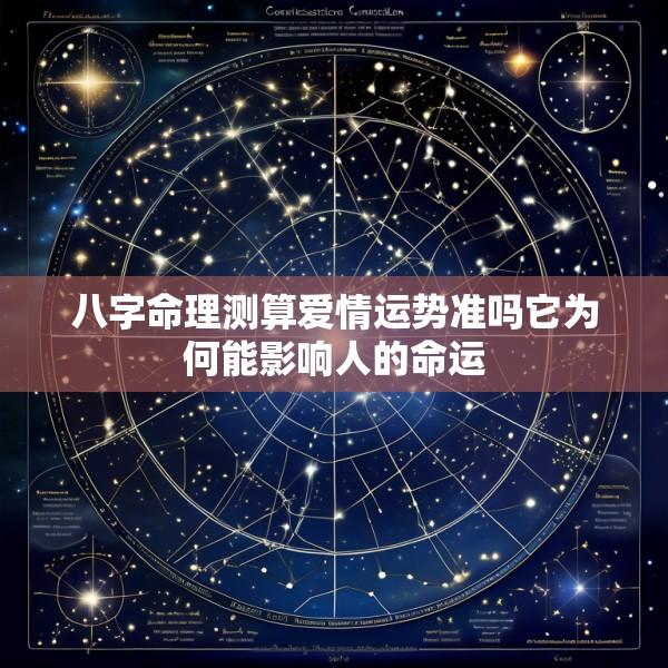 八字命理测算爱情运势准吗它为何能影响人的命运