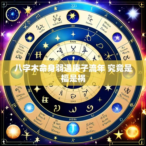 八字木命身弱遇庚子流年 究竟是福是祸